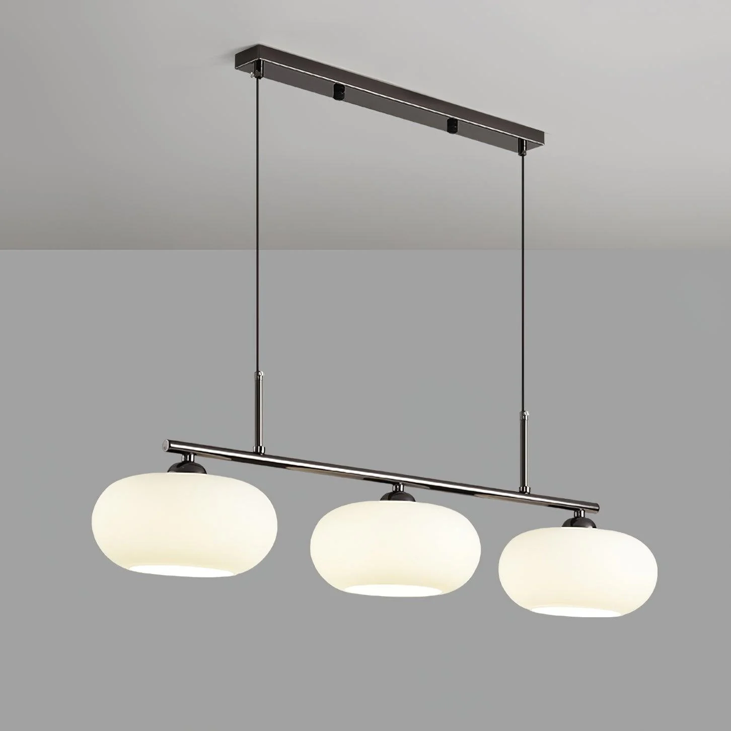 Elyra | Moderne Bauhaus-Hängeleuchte mit 3 Leuchten 0