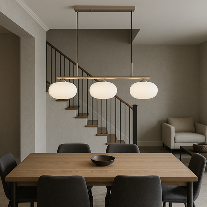 Elyra | Moderne Bauhaus-Hängeleuchte mit 3 Leuchten 3