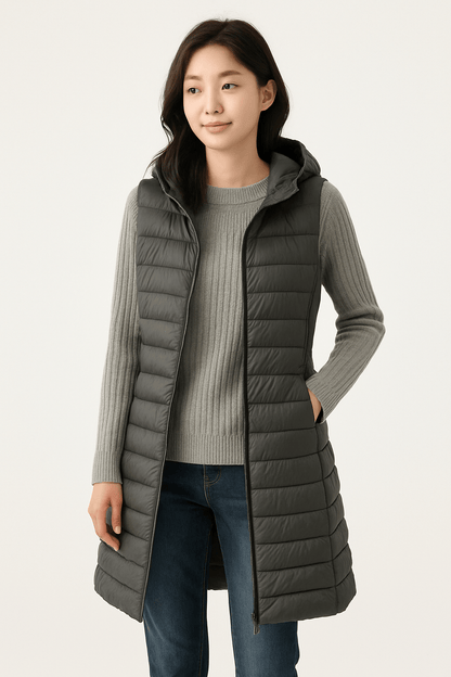 Emalie | Gesteppte Winterjacke mit Kapuze für Damen 6