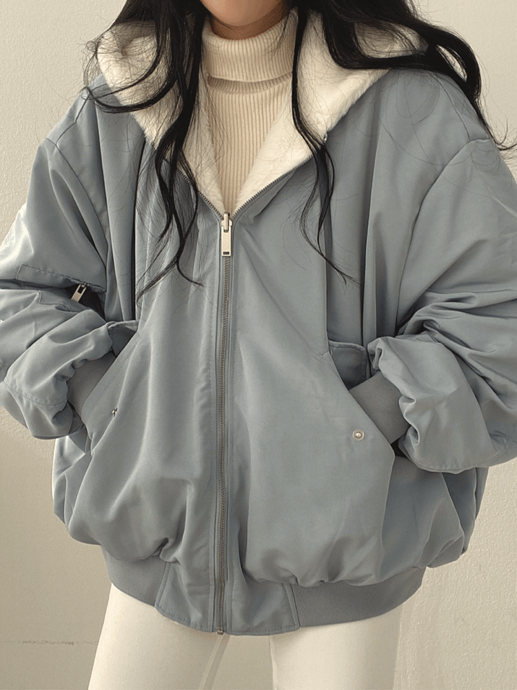 Emily | Gemütliche Übergroße Damen Winterjacke für Winter 0