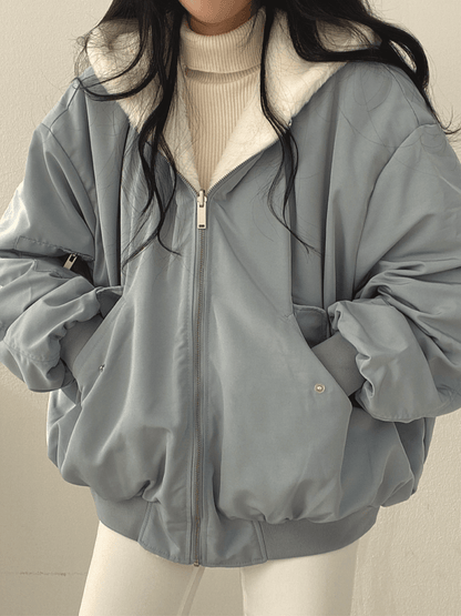 Emily | Gemütliche Übergroße Damen Winterjacke für Winter 0