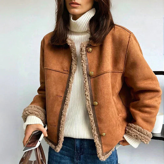 Emily | Stilvoller Vintage Langer Damenmantel für Winter 0