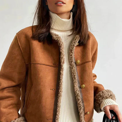 Emily | Stilvoller Vintage Langer Damenmantel für Winter 1