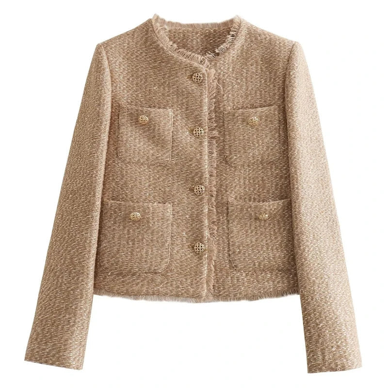 Emma | Elegante Gekürzte Damenjacke für Herbst und Winter 4