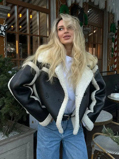 Emma | Stilvoller Übergroßer Wintermantel Damen Lang 0