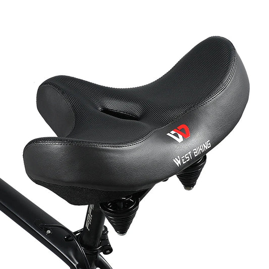 Ergonomischer Fahrradsitz mit dicker Polsterung – Bequemster Fahrradsitz für Mountainbikes und Rennräder, atmungsaktives Design 0