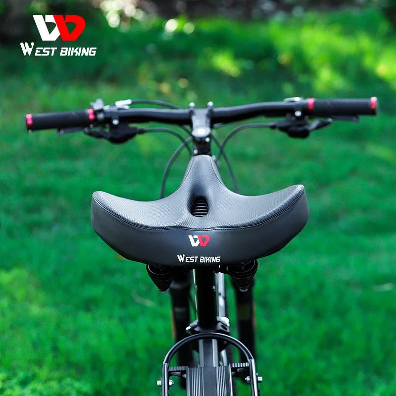 Ergonomischer Fahrradsitz mit dicker Polsterung – Bequemster Fahrradsitz für Mountainbikes und Rennräder, atmungsaktives Design 1