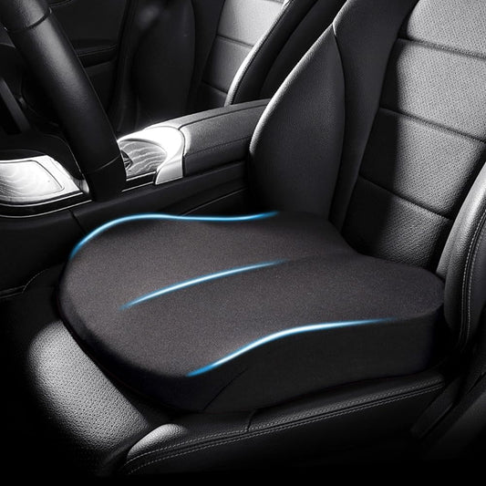 Ergonomisches Autositzkissen mit Gedächtnisschaum für besseren Komfort und Sichtfeld, 43 x 43 cm, Polyester 0