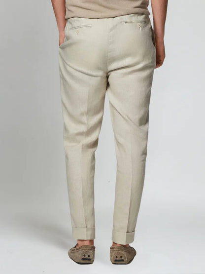 Ethan | Elegante Bequeme Leinenhose Herren 1