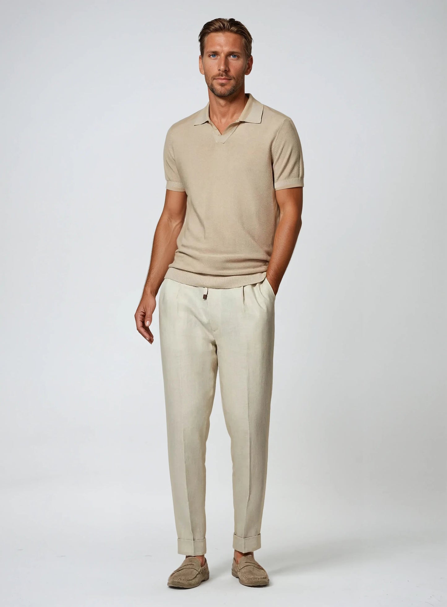 Ethan | Elegante Bequeme Leinenhose Herren 2