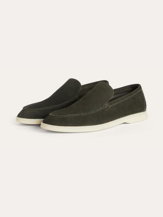 Ethan | Elegante Schwarze Wildleder Loafers Für Herren 0