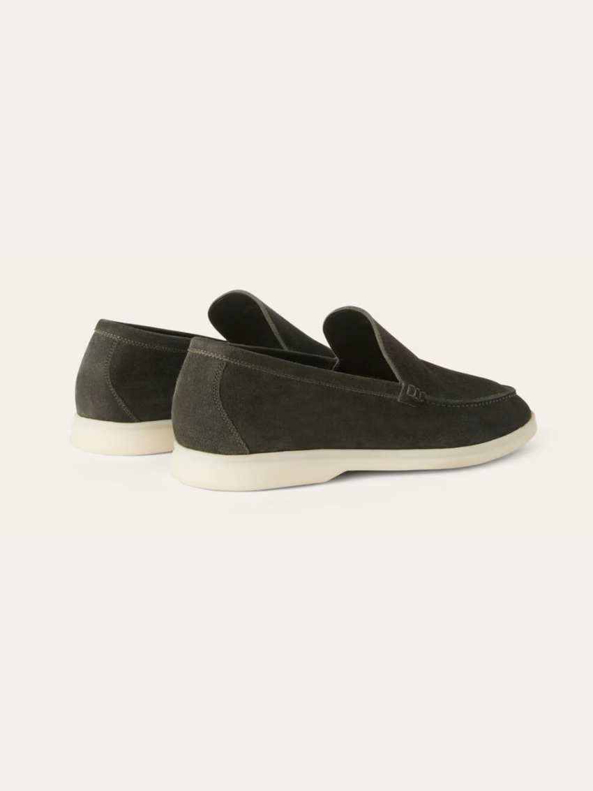 Ethan | Elegante Schwarze Wildleder Loafers Für Herren 2