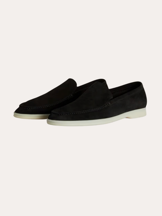 Ethan | Elegante Wildleder Loafers Herren Schwarz 0