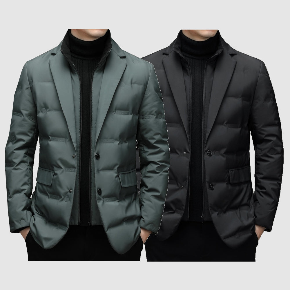 Ethan | Eleganter Warmer Herrenmantel Lang für Winter 1