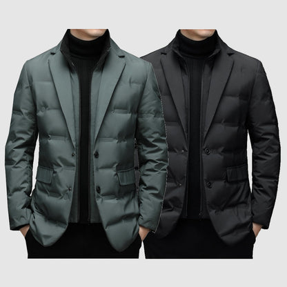 Ethan | Eleganter Warmer Herrenmantel Lang für Winter 1