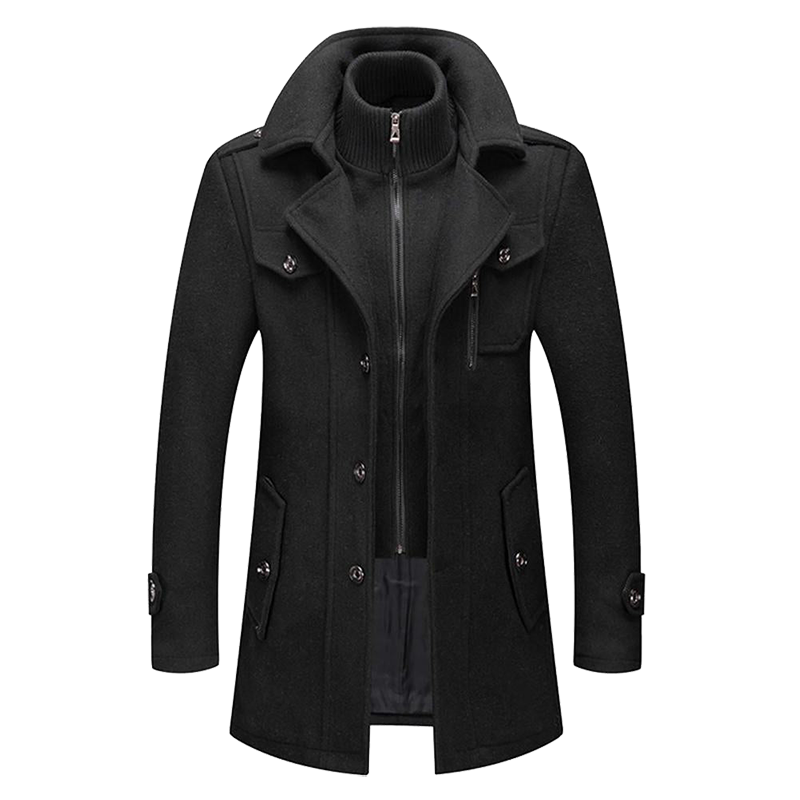 Ethan | Eleganter Warmer Wintermantel Herren 0