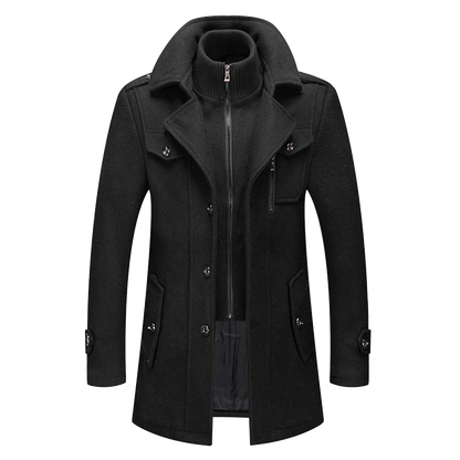 Ethan | Eleganter Warmer Wintermantel Herren 0