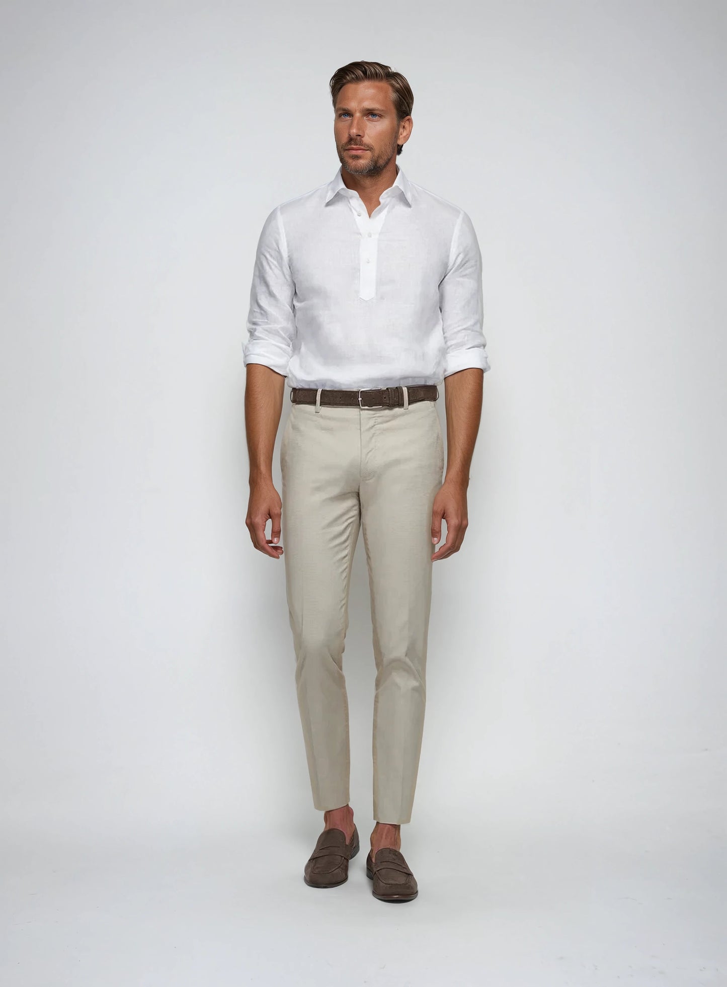 Ethan | Elegantes Leinen Hemd Herren für Sommer mit Modernem Design 1