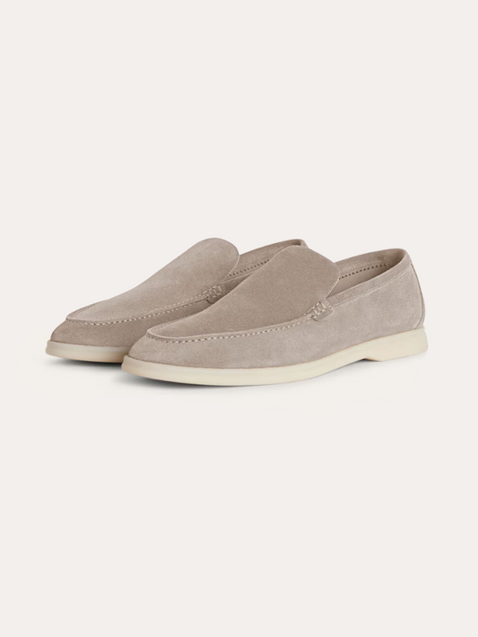 Ethan | Stilvolle Atmungsaktive Suede Loafers in Beige 0