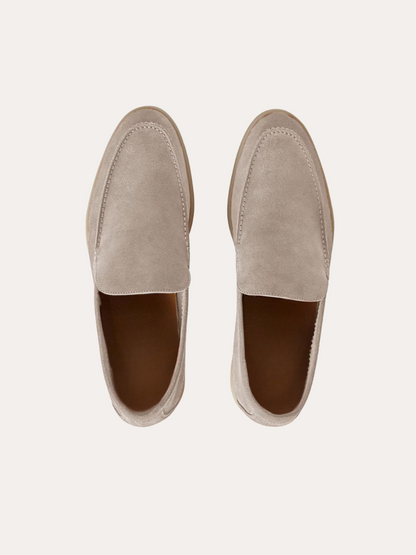 Ethan | Stilvolle Atmungsaktive Suede Loafers in Beige 4