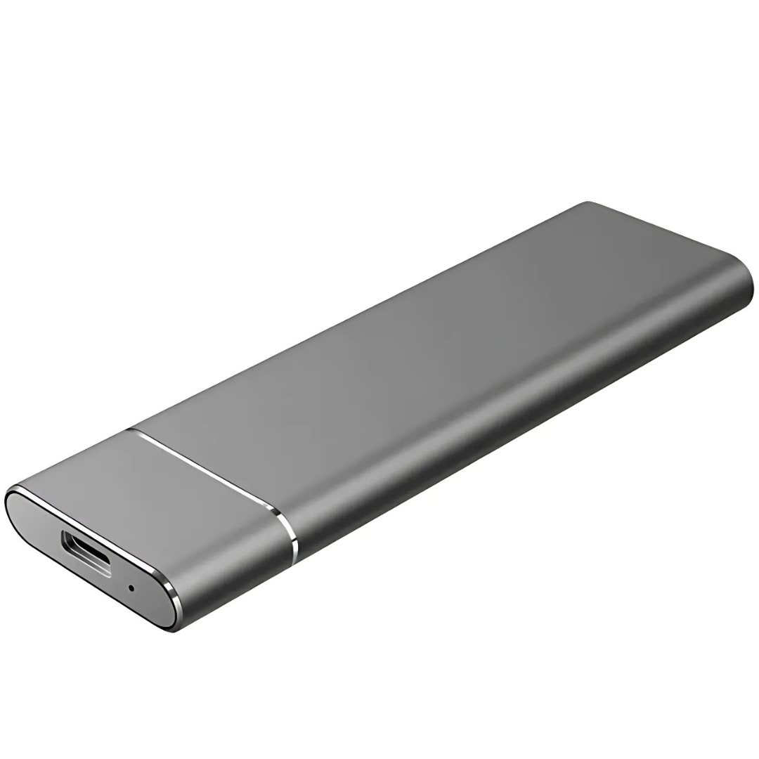 Externe Festplatte 2TB Tragbar Aluminium Gehäuse Hohe Geschwindigkeit USB 3.0 0