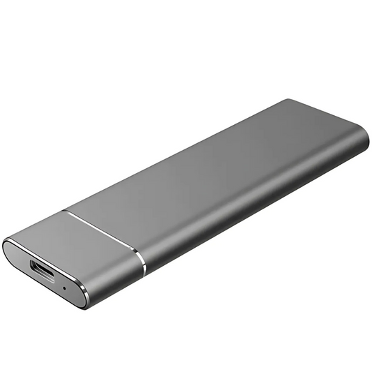 Externe Festplatte 2TB Tragbar Aluminium Gehäuse Hohe Geschwindigkeit USB 3.0 0