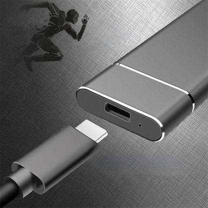 Externe Festplatte 2TB Tragbar Aluminium Gehäuse Hohe Geschwindigkeit USB 3.0 1