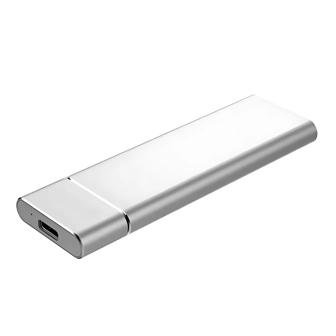 Externe Festplatte 2TB Tragbar Aluminium Gehäuse Hohe Geschwindigkeit USB 3.0 4