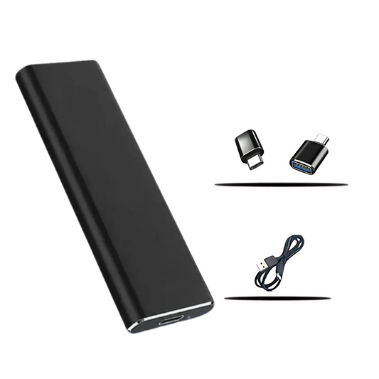 Externe SSD Festplatte 4TB USB 3.1 Typ-C Ultra Dünn Metall Portabel Speicher 0