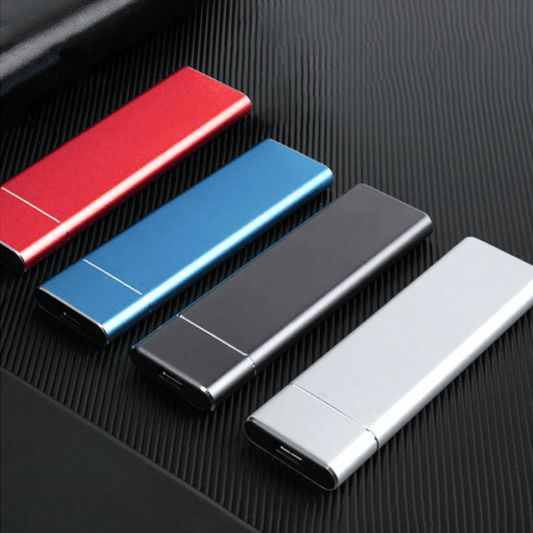 Externe SSD Festplatte 500GB/1TB/2TB Ultra Schnelle Datenübertragung Aluminium 0