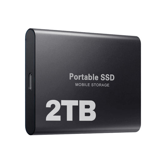 Externe SSD Festplatte Kompakt Hochgeschwindigkeit Tragbar 256GB bis 2TB 0