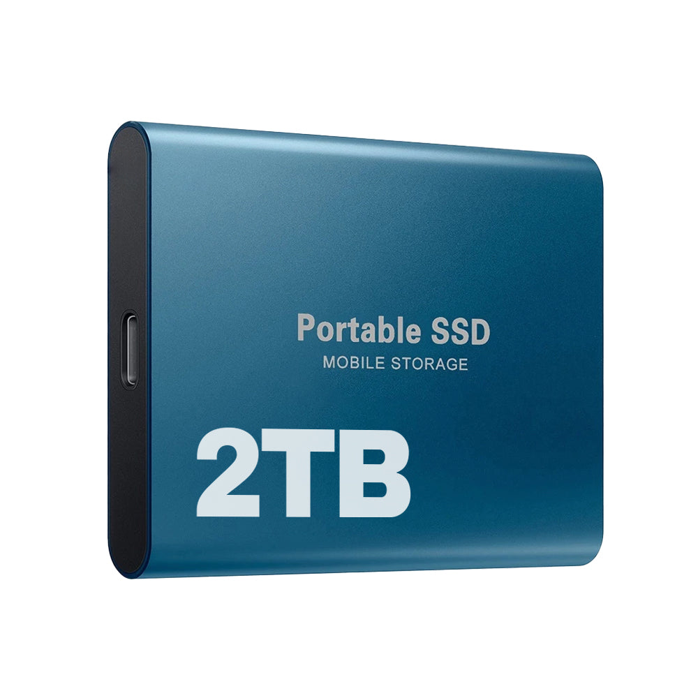 Externe SSD Festplatte Kompakt Hochgeschwindigkeit Tragbar 256GB bis 2TB 6