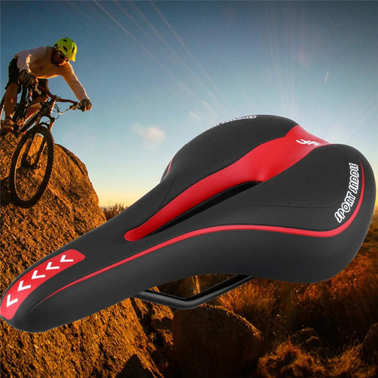 Extra Weicher Gel Fahrradsattel – Ergonomisches Hohldesign für MTB und Straßenradfahren, Rutschfeste Oberfläche, 27,5 x 15 cm 4