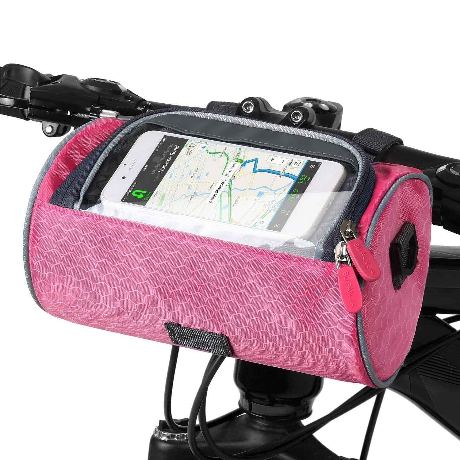 Fahrradtasche Gepäckträger Wasserfest Multifunktional Nylon mit Touchscreen 10