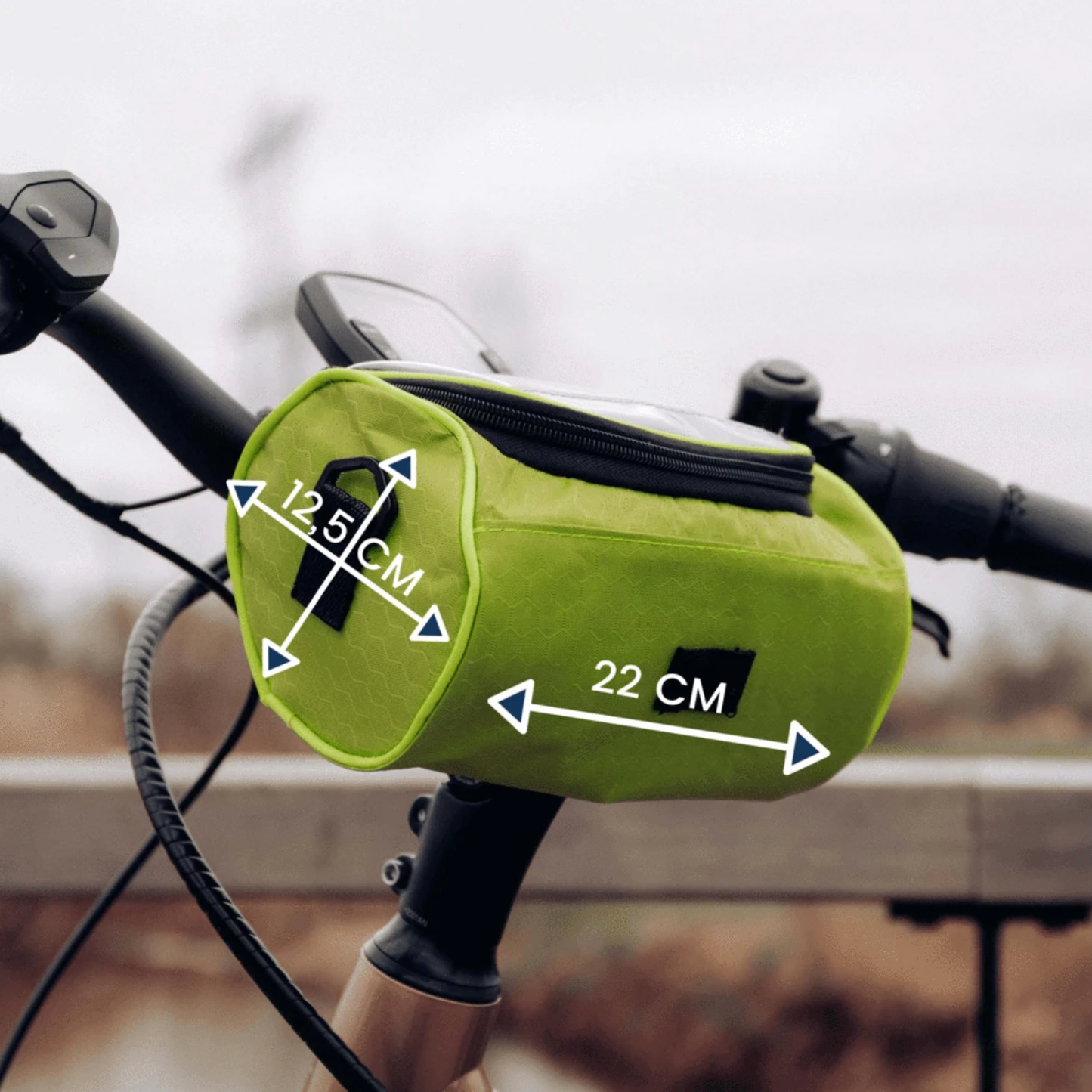 Fahrradtasche Gepäckträger Wasserfest Multifunktional Nylon mit Touchscreen 7