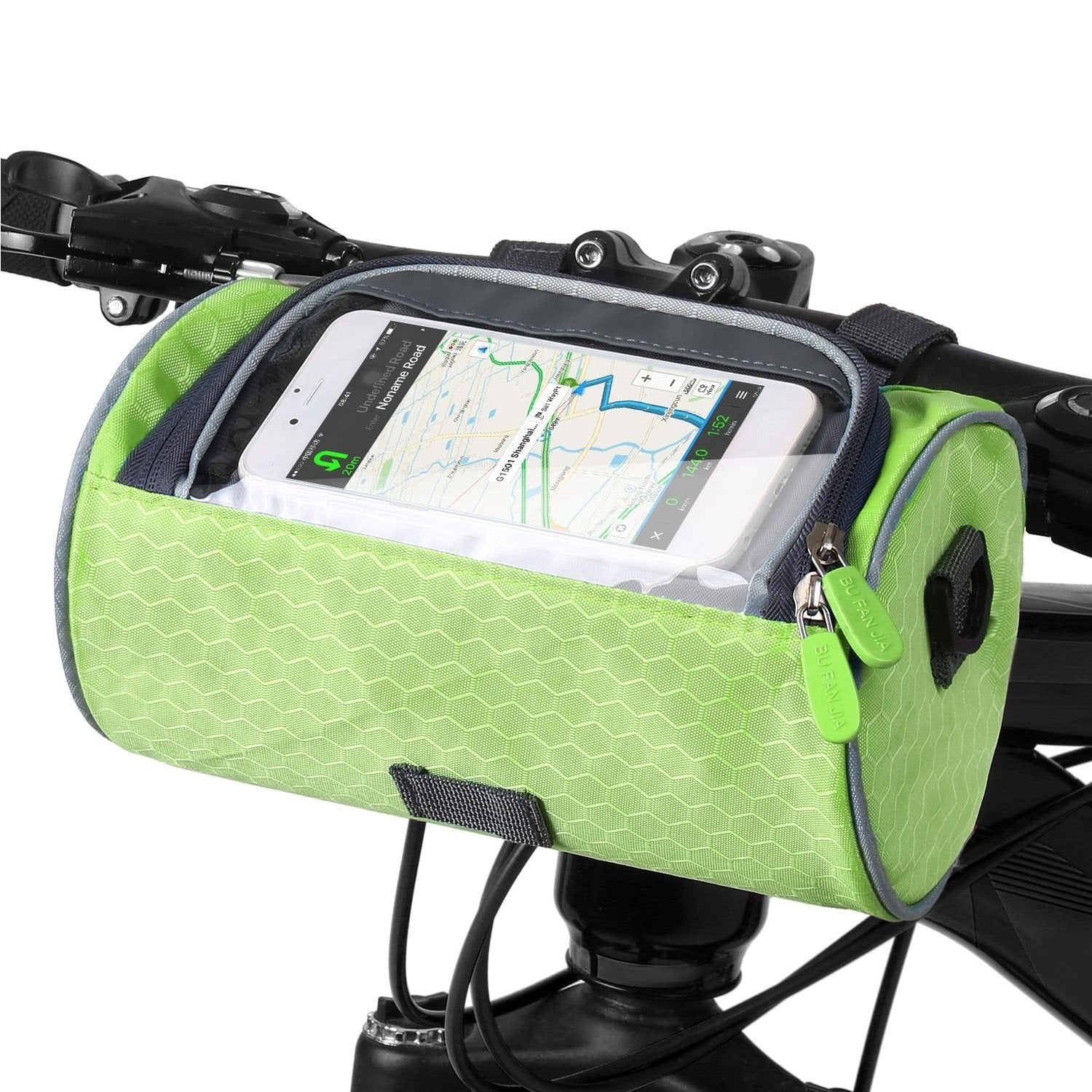 Fahrradtasche Gepäckträger Wasserfest Multifunktional Nylon mit Touchscreen 8