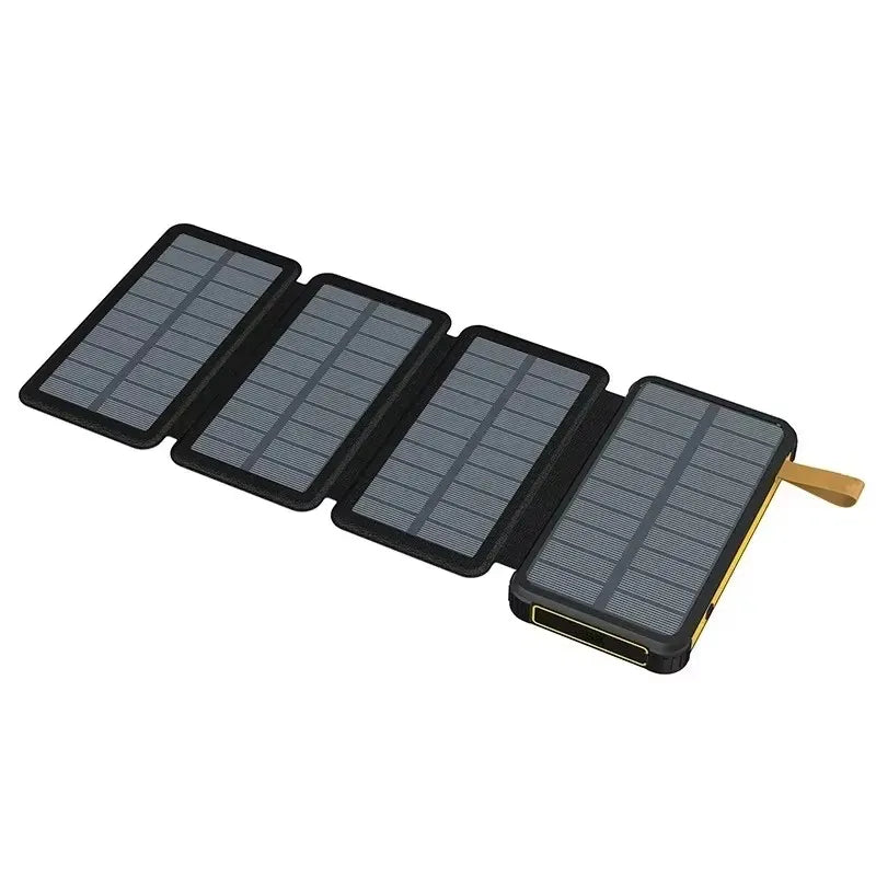 Faltbare Solar Powerbank 10000 mAh Wasserdicht für Outdoor Aktivitäten 2