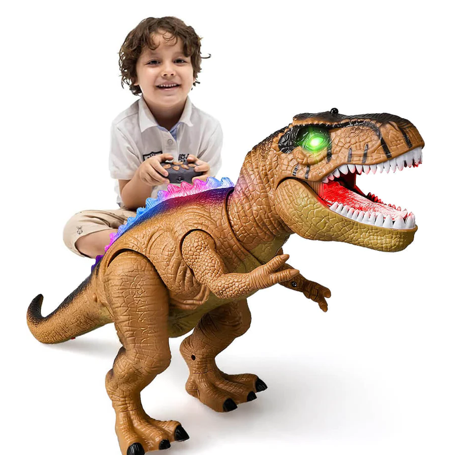 Ferngesteuertes Dinosaurierspielzeug, laufend, brüllend 0
