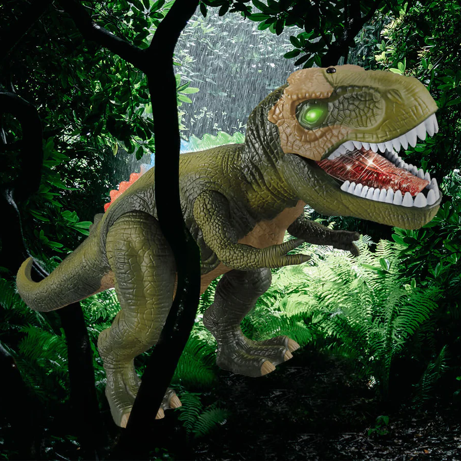 Ferngesteuertes Dinosaurierspielzeug, laufend, brüllend 5