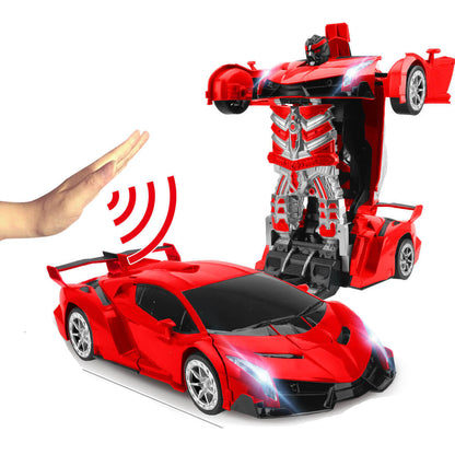 Ferngesteuertes, transformierendes Roboterauto-Spielzeug 2