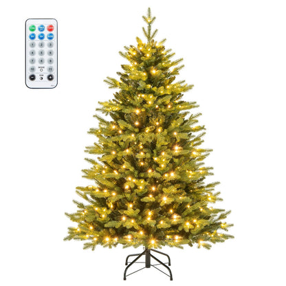 FestiveFir – Aufklappbarer Weihnachtsbaum mit realistischen Zweigen und LED 0