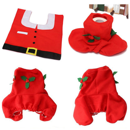 Festlicher Weihnachtsmann | Weihnachtsmann-Badezimmermatte 5