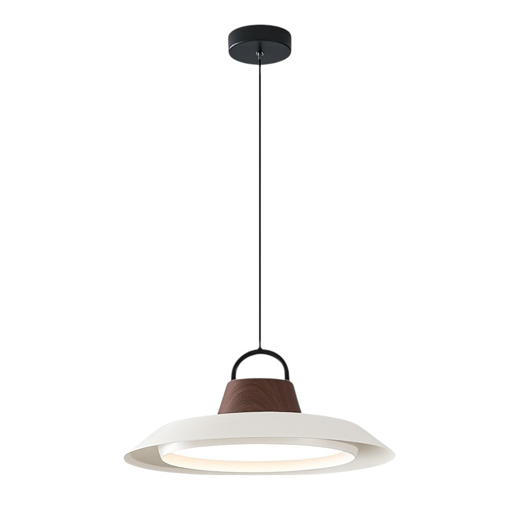 Fidelight | Skandinavische Pendelleuchte aus Holz/Metall für elegantes Esszimmer 6