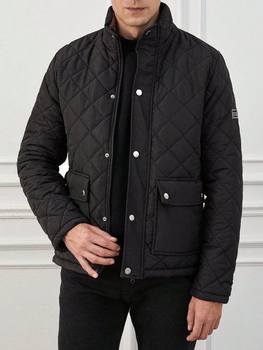 Finn | Klassische Herren-Langarm-Pufferjacke für Winterkomfort 0