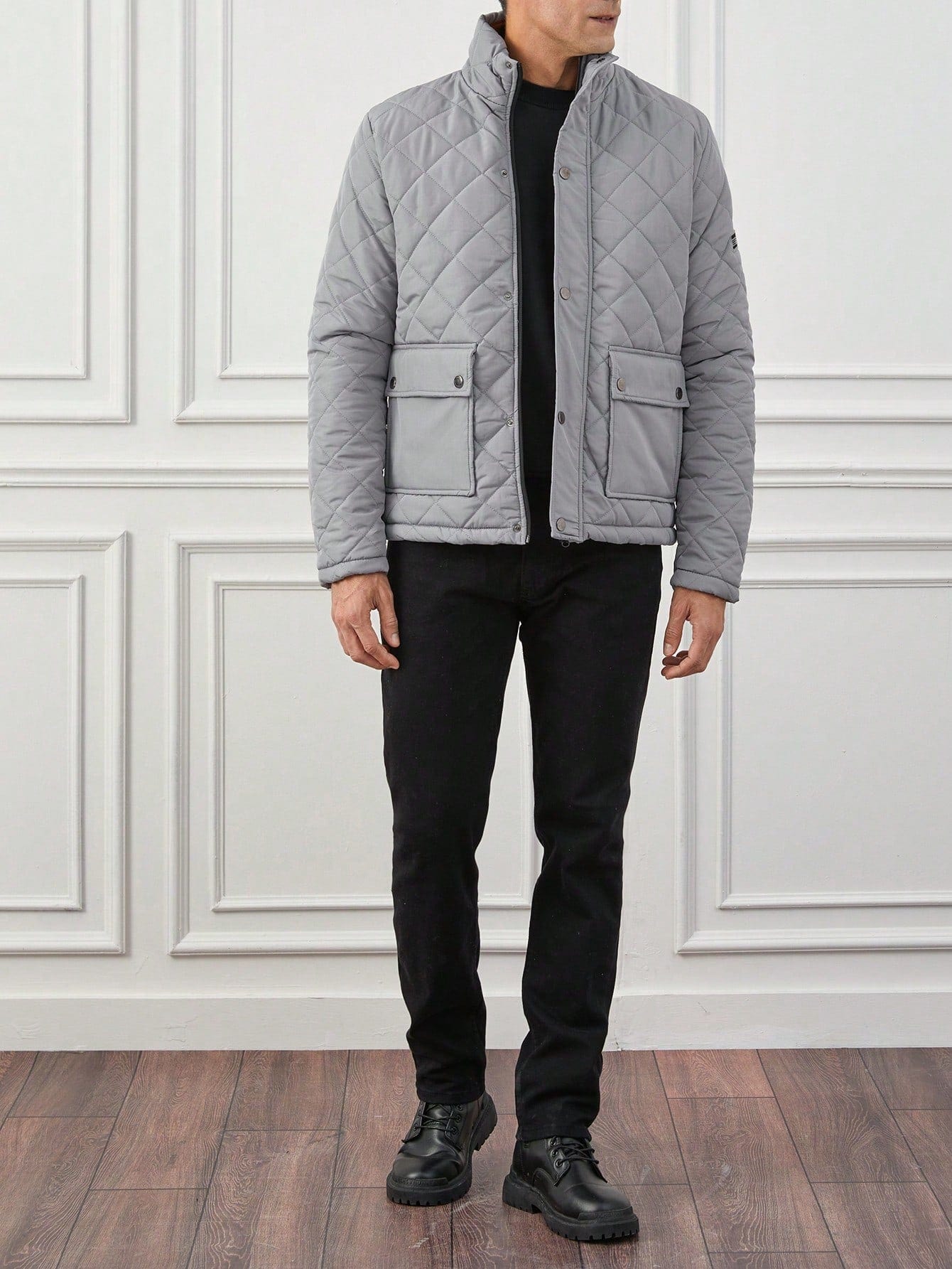 Finn | Klassische Herren-Langarm-Pufferjacke für Winterkomfort 6
