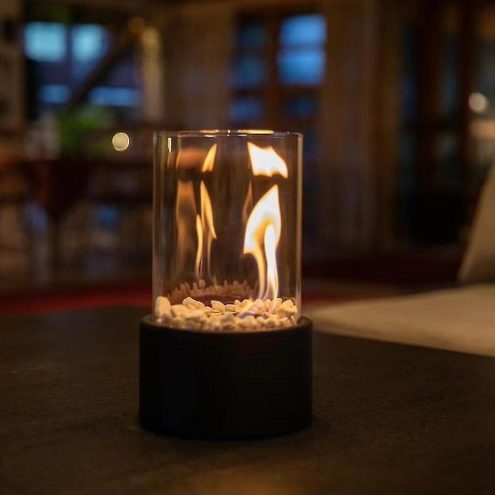 Flammen-Öllampe aus Glas – Umweltfreundliche Öl Lampe für Innen- und Außenbereiche, Zeitloses Design 4