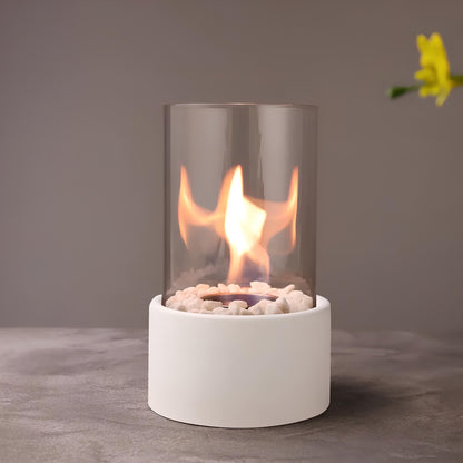 Flammen-Öllampe aus Glas – Umweltfreundliche Öl Lampe für Innen- und Außenbereiche, Zeitloses Design 8