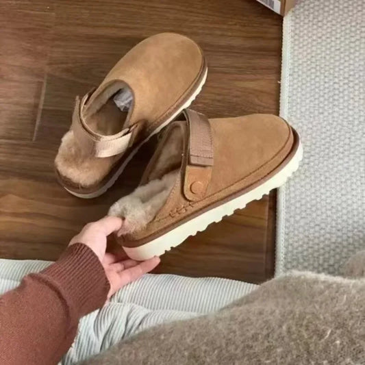 Flauschige Plattform Hausschuhe Damen in Größe 43 – Bequeme und elegante Winter-Slipper für Zuhause 3