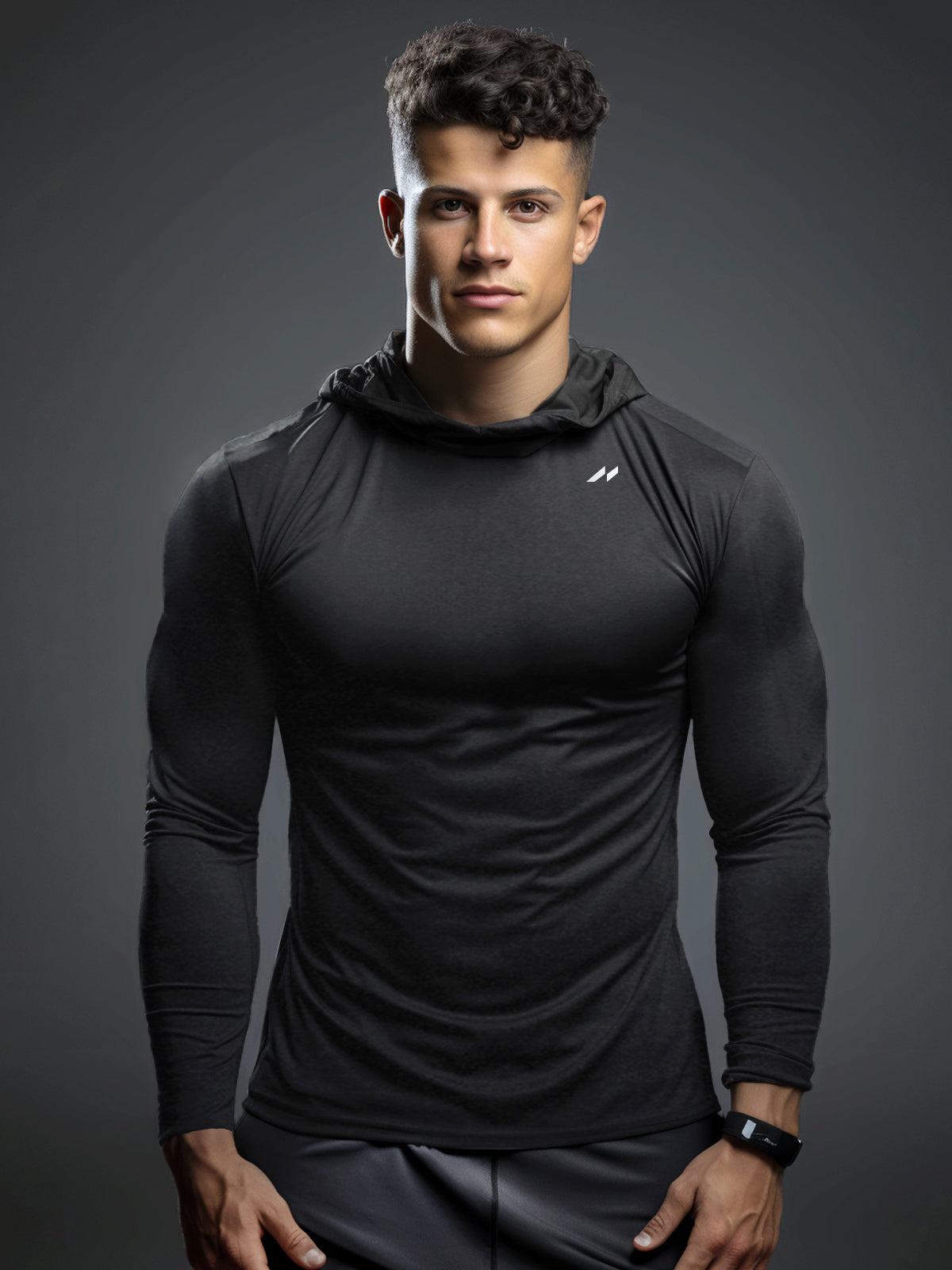 Herren Trainingshemd Atmungsaktiv Flexibel Sportlich Polyester-1