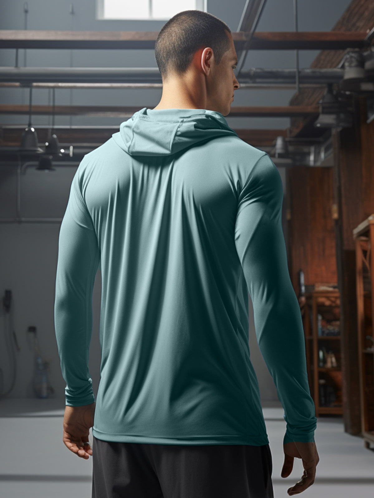 Herren Trainingshemd Atmungsaktiv Flexibel Sportlich Polyester-2